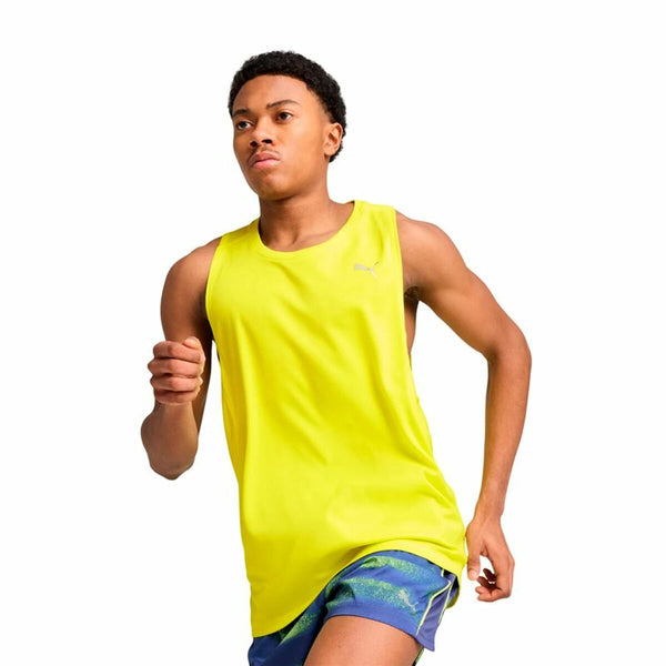 Ärmelloses Herren-T-Shirt Puma Run Velocity Tank Gelb