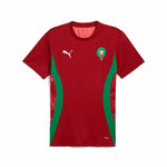 Kurzärmiges Fußball T-Shirt für Männer Puma Marruecos Prematch Ss Rot