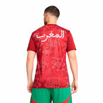 Kurzärmiges Fußball T-Shirt für Männer Puma Marruecos Prematch Ss Rot