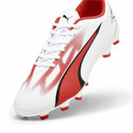 Fußballschuhe für Erwachsene Puma Ultra Play FG/AG Weiß Rot