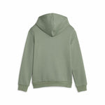 Kinder-Sweatshirt Puma Ess Block Fl grün