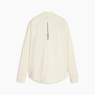 Sportjacke für Frauen Puma Studio Unwind Long C Weiß