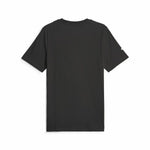 Herren Kurzarm-T-Shirt Puma Mapf1 Ess Logo Schwarz