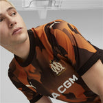 Kurzärmiges Fußball T-Shirt für Männer Puma Olympique de Marsella