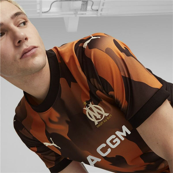 Kurzärmiges Fußball T-Shirt für Männer Puma Olympique de Marsella