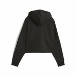 Kinder-Sweatshirt Puma Ess Logo Croppedo Schwarz