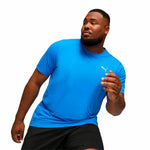 Herren Kurzarm-T-Shirt Puma Run Favorite Ss Himmelsblau