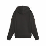 Damen Sweater mit Kapuze Puma Ess+ Minimal Gold Schwarz