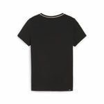 Kurzarm-T-Shirt für Kinder Puma QUAD G Schwarz