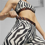 Sporthose Damen Puma Animal Remix 5" Bike Zebra Weiß