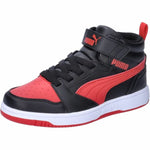 Kinder Sportschuhe Puma Rebound V6 Mid Schwarz Rot