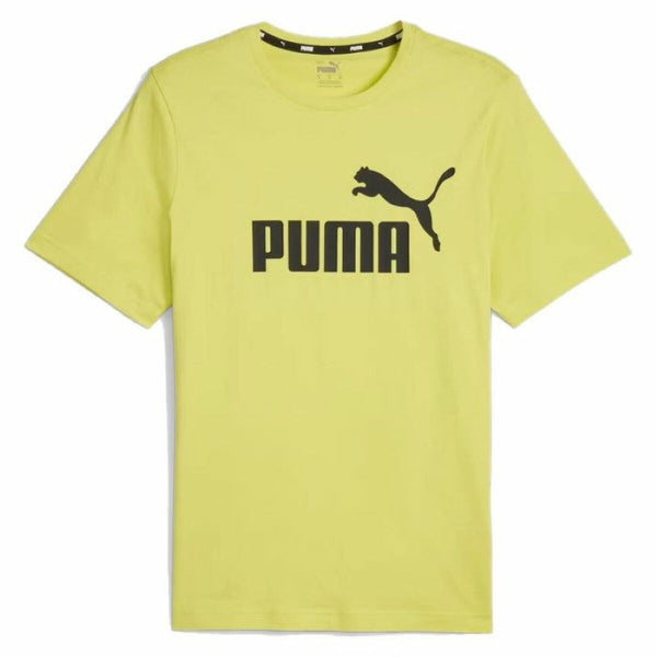 Kurzärmliges Sport T-Shirt Puma ESS LOGO TEE 586667 66 grün