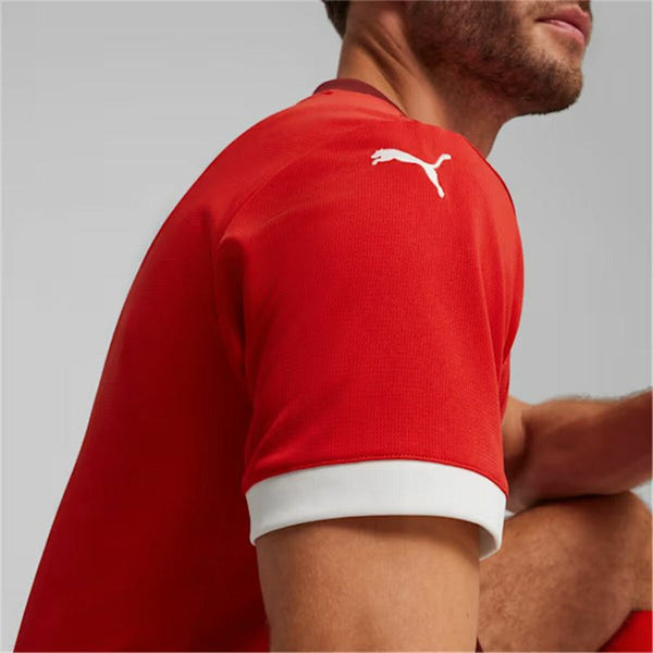 Kurzärmiges Fußball T-Shirt für Männer Puma Suiza 2024 (S)