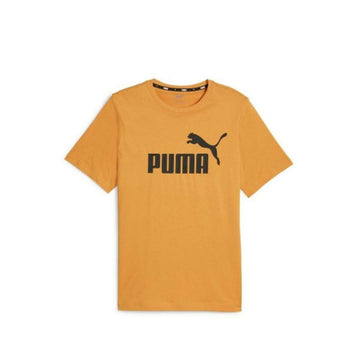 Kurzärmliges Sport T-Shirt Puma ESS LOGO TEE 586667 95 Orange