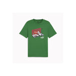 Herren Kurzarm-T-Shirt Puma SNEAKER BOX TEE 680175 86 grün