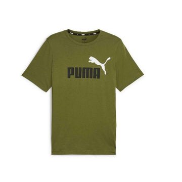 Kurzärmliges Sport T-Shirt Puma ESS 2 COL LOGO 586759 35 grün