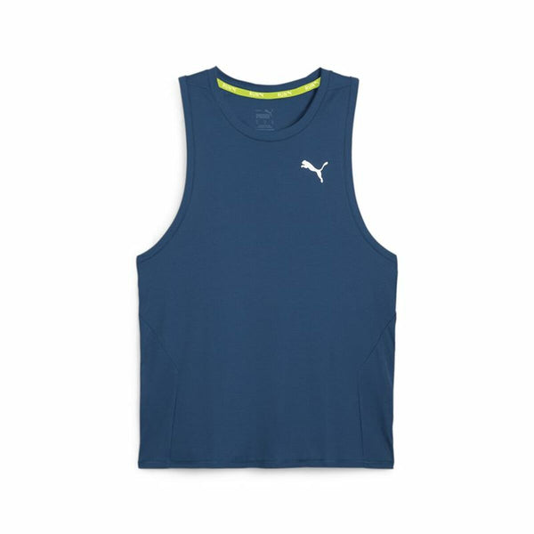 Ärmelloses Herren-T-Shirt Puma Run Favorite Blau
