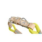 Hundehalsband Hunter Malia Neongrün 12 40-49 cm