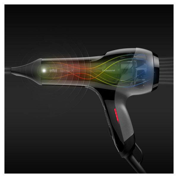 Föhn Braun Satin Hair 7 HD 780 2000 W Schwarz
