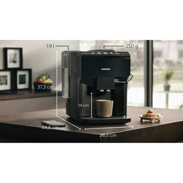 Superautomatische Kaffeemaschine Siemens AG TP511R09 Schwarz 1500 W 15 bar 1,9 L