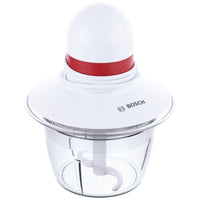 Zerkleinerer BOSCH MMRP1000 Weiß Rot Edelstahl 400 W 800 ml 19,5 x 2,5 x 19,5 cm