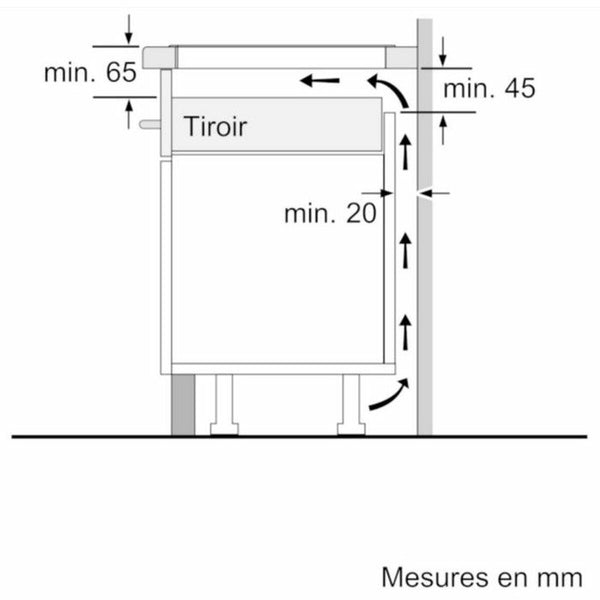 Induktionskochfeld BOSCH PUC611AA5E 60 cm 4600 W