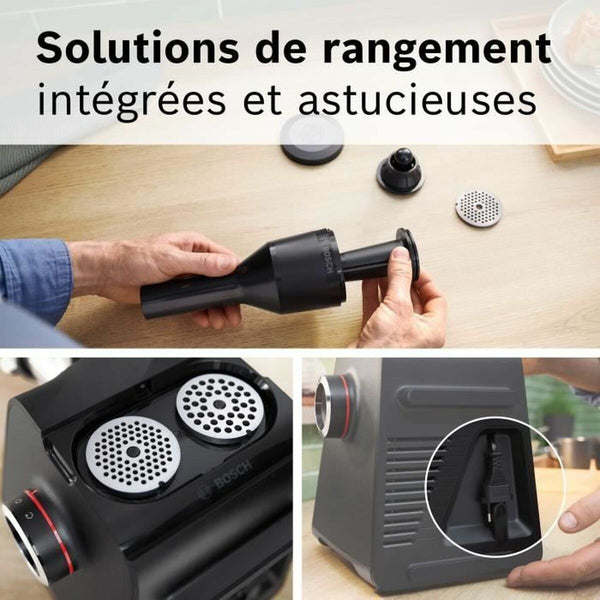 Zerkleinerer BOSCH Serie 6 MFWS640B Schwarz Edelstahl Kunststoff 500 W 350 ml 1,3 Kg/min