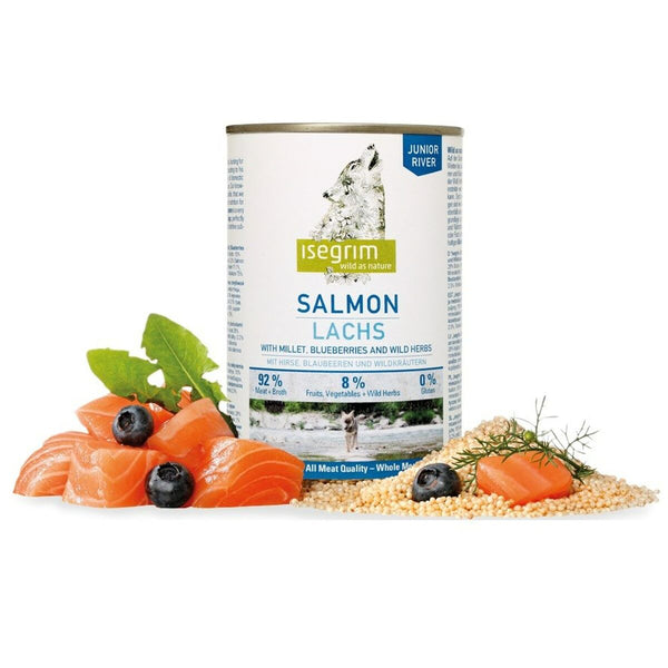 Nassfutter Isegrim Junior Salmon 400 g