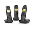 Kabelloses Telefon Gigaset A170 TRIO 1,5" Schwarz Bernstein (3 UDS)