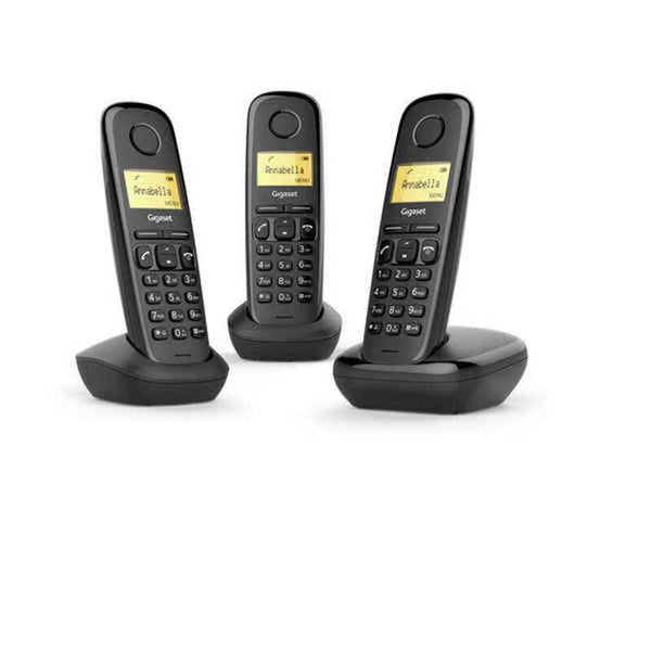 Kabelloses Telefon Gigaset A170 TRIO 1,5" Schwarz Bernstein (3 UDS)