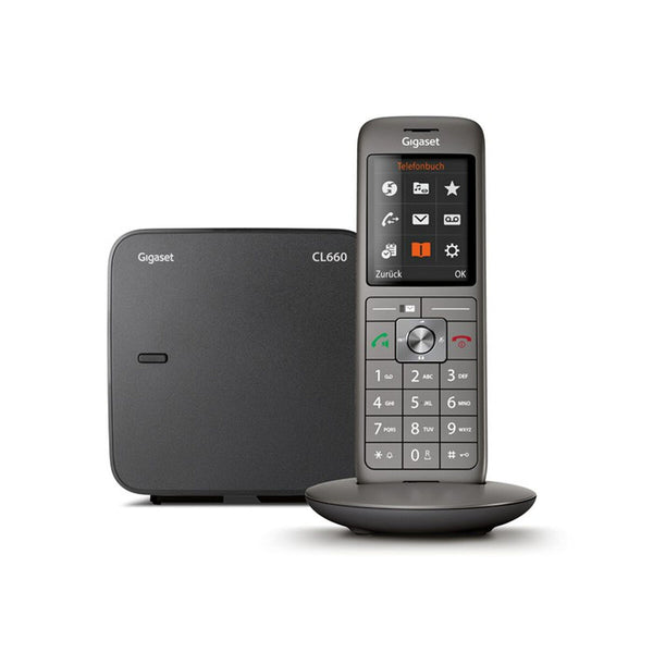 Kabelloses Telefon Gigaset CL660A Duo Grau Anthrazit