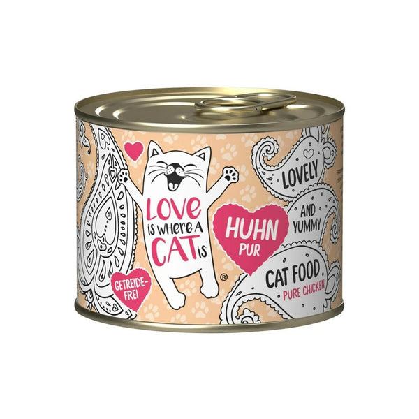 Katzenfutter LOVE IS WHERE A CAT IS 2191040 Huhn 200 g