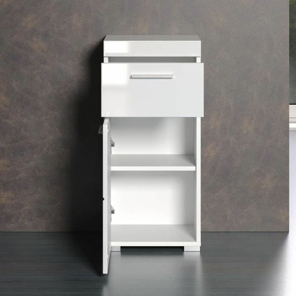 Beistellmöbel Trendteam Weiß 37 x 31 x 79 cm