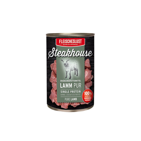 Nassfutter Fleischeslust Pure 400 gr Lamm