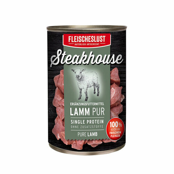Nassfutter Fleischeslust Pure 400 gr Lamm