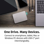 Externe Festplatte Toshiba HDTX210ESCAA 1 TB HDD Silberfarben Plattenspeicher