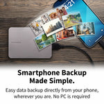 Externe Festplatte Toshiba HDTX210ESCAA 1 TB HDD Silberfarben Plattenspeicher