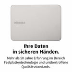 Externe Festplatte Toshiba HDTX210ESCAA 1 TB HDD Silberfarben Plattenspeicher