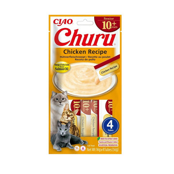Snack für Katze Inaba Churu Senior Chicken Recipe Huhn