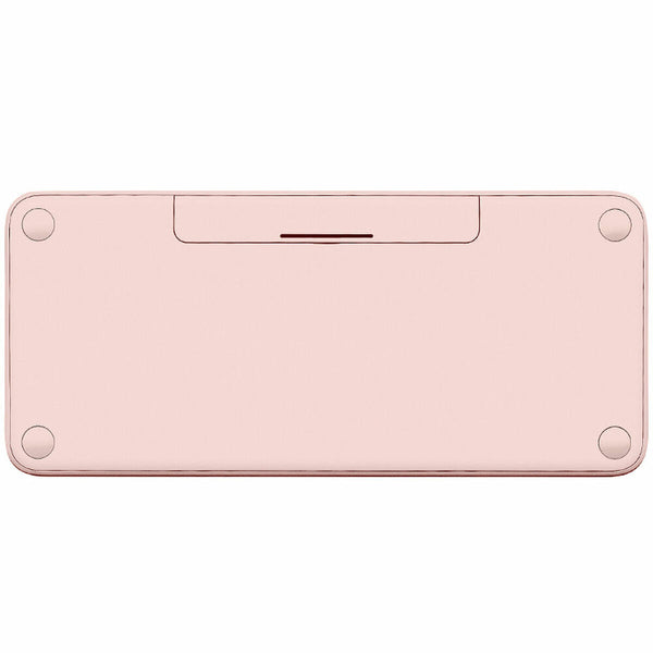 Drahtlose Tastatur Logitech K380  Rosa Qwerty Spanisch