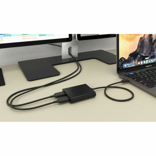 DisplayPort-zu-HDMI-Adapter i-Tec C31DUAL4KHDMI 4K Ultra HD Schwarz