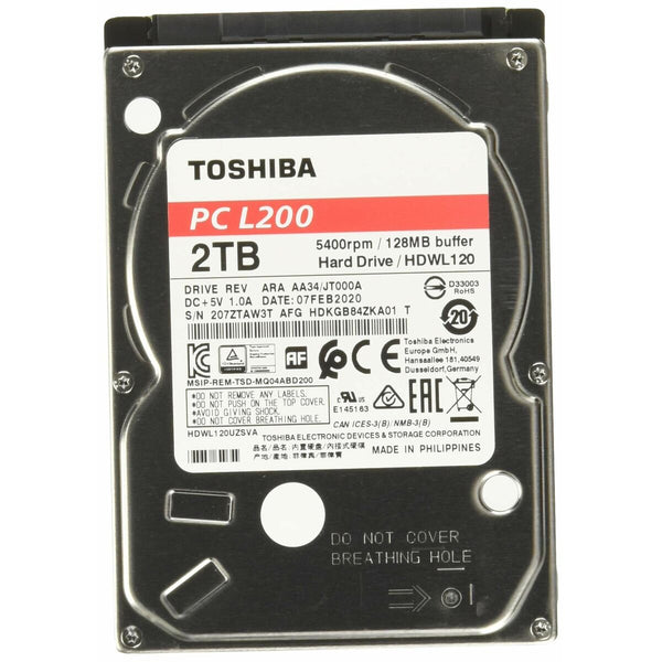 Festplatte Toshiba HDKGB91ZKA01T 2,5" 2 TB