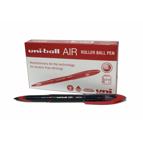 Flüssigtintenstift Uni-Ball Air Micro UBA-188-M Rot 0,5 mm (12 Stücke)