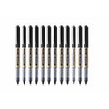Flüssigtintenstift Uni-Ball Rollerball Eye Broad UB-150 Schwarz 1 mm (12 Stücke)