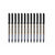 Flüssigtintenstift Uni-Ball Rollerball Eye Broad UB-150 Schwarz 1 mm (12 Stücke)