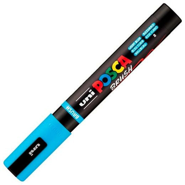 Marker BRUSH POSCA PC-5BR Hellblau (6 Stück)