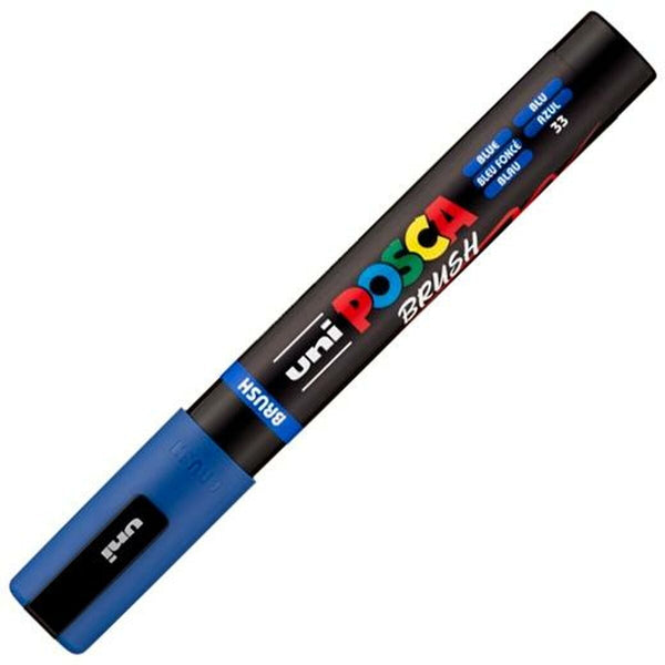 Marker BRUSH POSCA PC-5BR Blau (6 Stück)