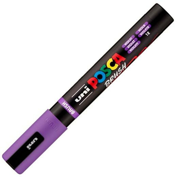 Marker BRUSH POSCA PC-5BR Violett (6 Stück)