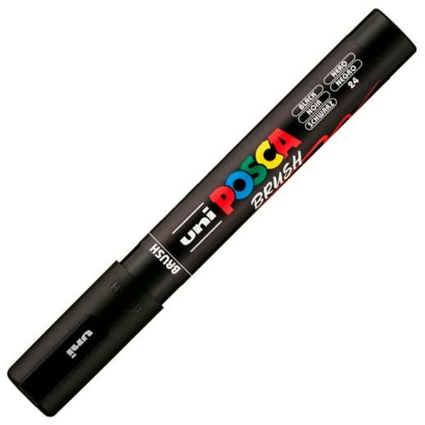 Marker BRUSH POSCA PC-5BR Schwarz (6 Stück)