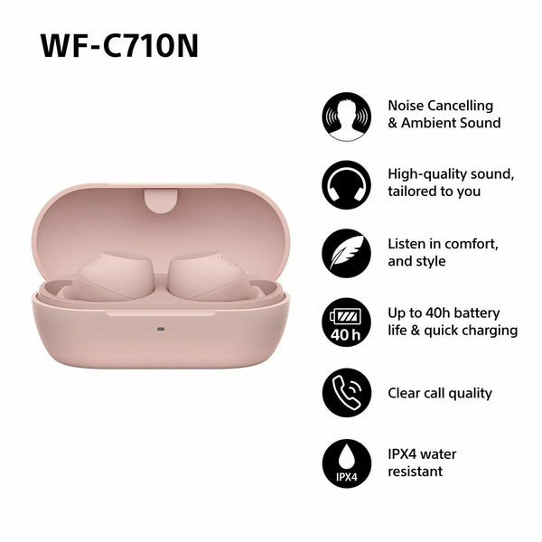 Kopfhörer Sony WFC710NP.CE7 Rosa